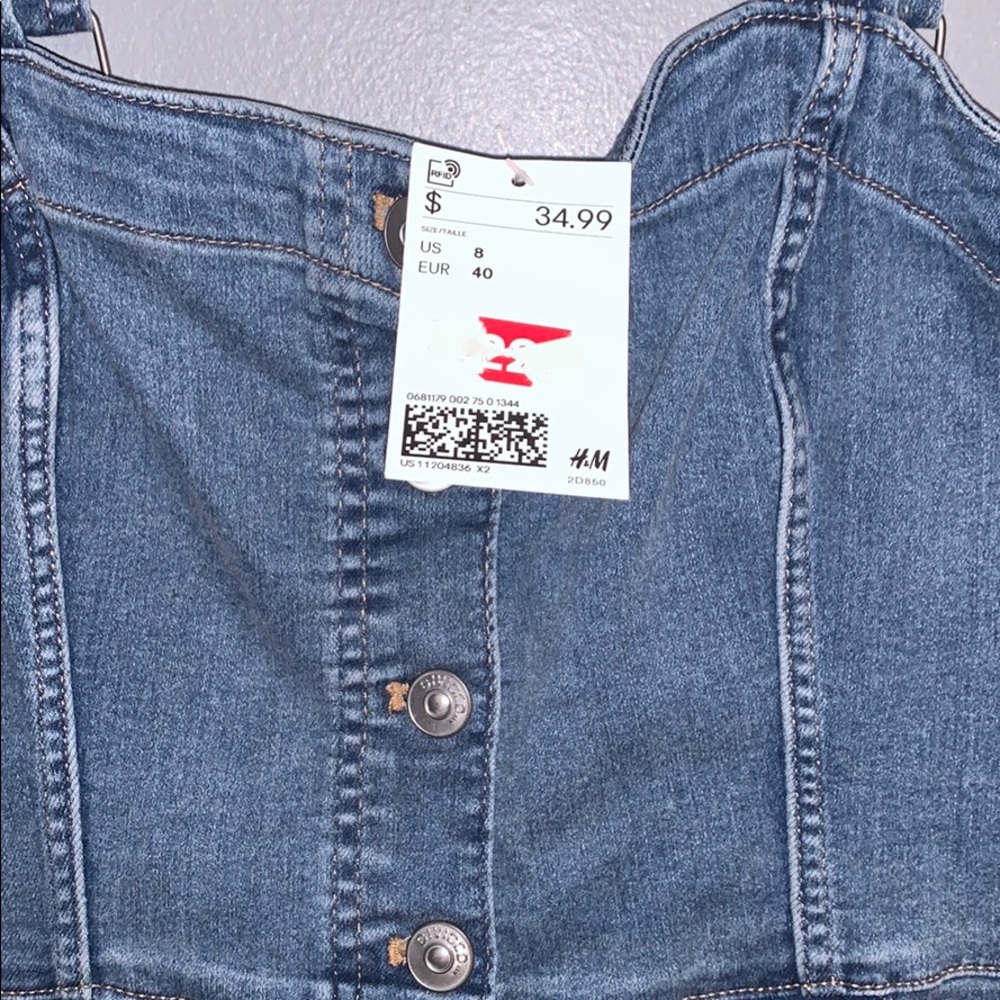 h&m divided jean button up dress - Picture 2 of 2